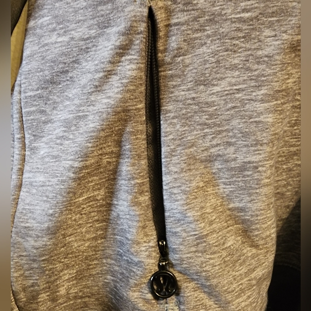 Lululemon Bhakti Double Zipper Yoga Jacket in Heather Slate Gray Women's Size 4 - Picture 8 of 9